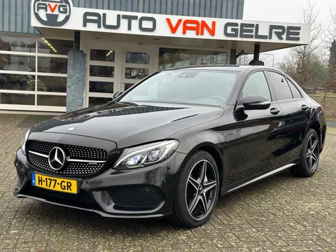 Mercedes-Benz C-klasse 200 AMG Sport Aut. Leder*Full LED*Night Pack. Zwart Camera